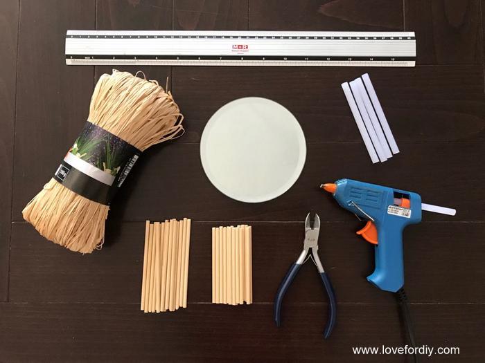 DIY Rattan Mirror | PINTEREST INSPIRED – LoveForDIY